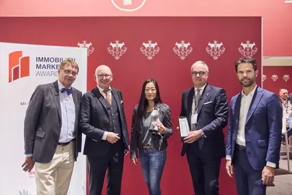 Fotos von der Preisverleihung des Immobilien-Marketing-Awards 2026