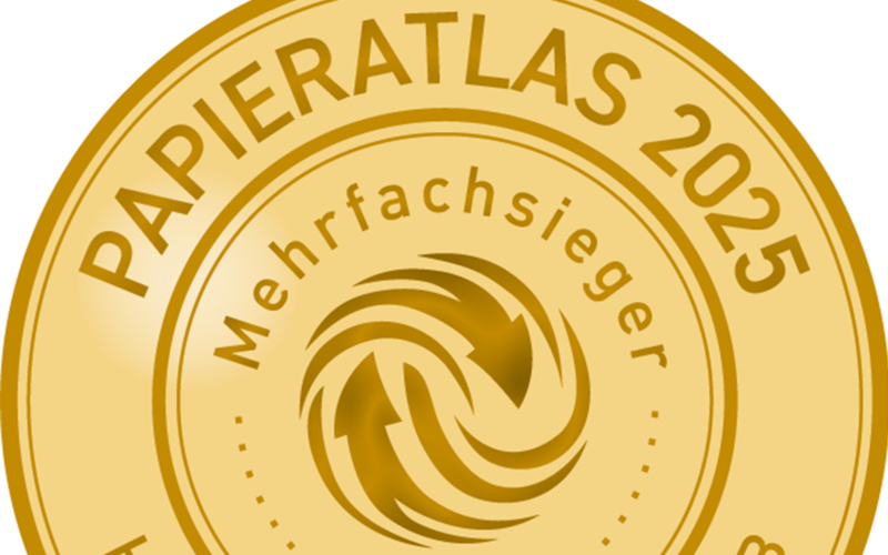 Grafik wie eine runde Medaille