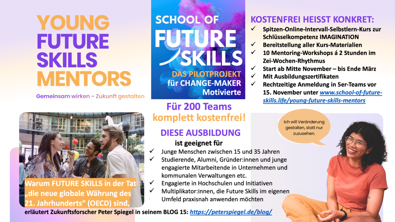Flyer Young Future Skills Ausbildung 2