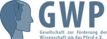 GWP Logo Drei Großbuchstaben Pferdekopf grafisch